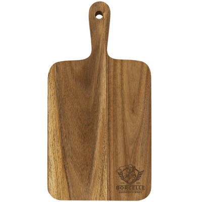 13 1/2" x 7" Acacia Paddle Shaped Cutting Board