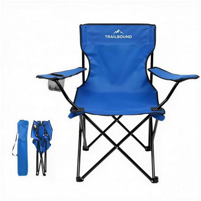 Custom Polyester Folding Chair with Carrying Bag