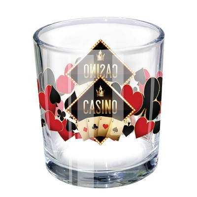 11 oz. Rocks Glass - USA, Mirror Printing