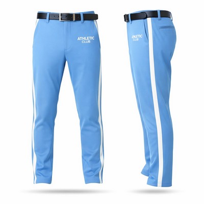 Korean Silk Full Length Baseball Pants With Piping 320GSM