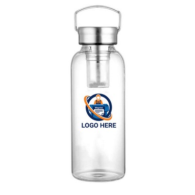 50oz Sport Glass Water Bottle with Twist Cap