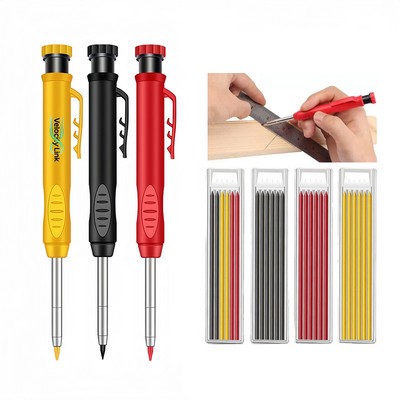 Metal Long Nose Deep Hole Mechanical Carpenter Pencil