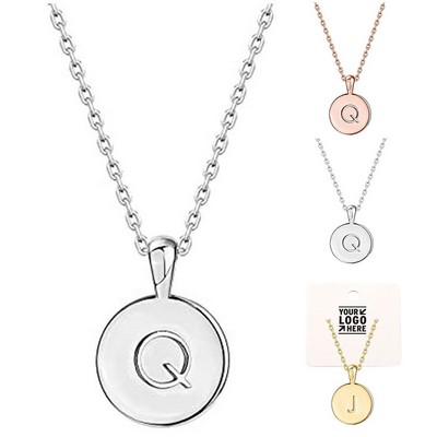 Personalized Initial Pendant Necklace