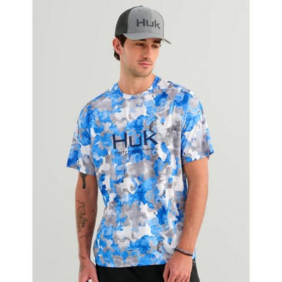 Huk® Men's Stain Resistant Performance UPF50+ Shirt with Custom Logo