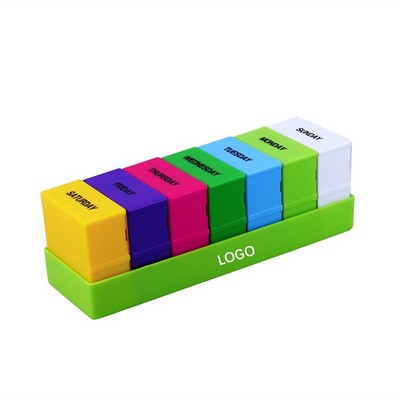 7.87'' X 2.36'' X 2.51'' Weekly Pill Organizer