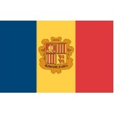 4'x6' Andorra U.N. Nylon Outdoor Flag - Style C