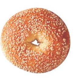 Sesame Bagel Executive Magnet w/ Full Magnetic Back (4 Square Inch)