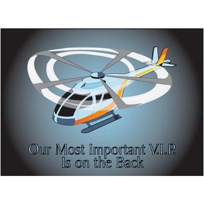 Helicopter Rectangle Hand Mirror (2"x3")
