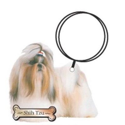 Shih Tzu Dog Keychain w/Mirrored Back (2 Square Inch)