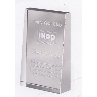 Large Vertical Baldwin Optical Crystal Award