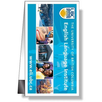 Plastic Magnetic Bookmark (2"x3.5"), Full Color, No Bleed Edge