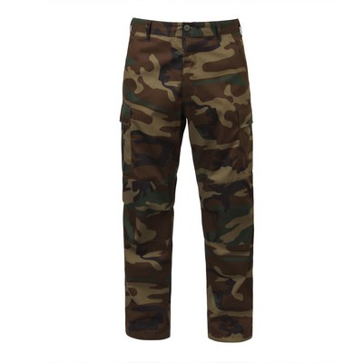 Woodland Camouflage Tactical B.D.U. Pants (2X-Long)