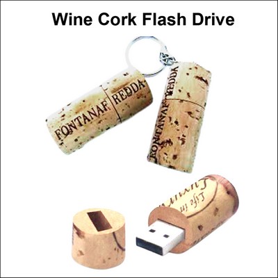 Wine Cork Flash Drive- 128 MB Memory
