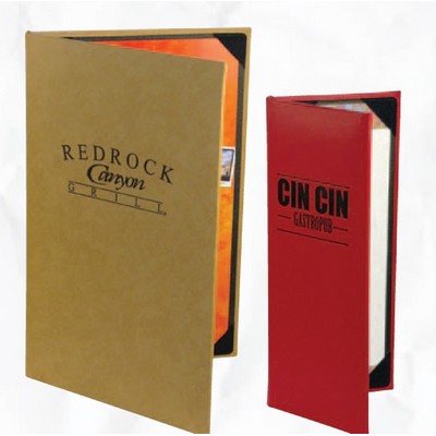 Kensington Single Panel 1 View Menu Cover (Holds ONE 4 1/4"x14" Insert)