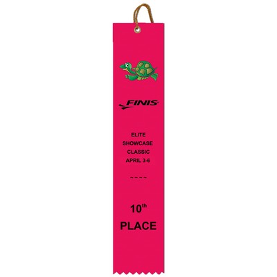 Custom Printed Square Top Multicolor Ribbon (2"x10")
