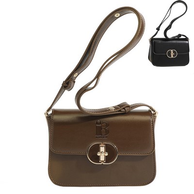 PU Leather Retro Cross-Body Bag for Women