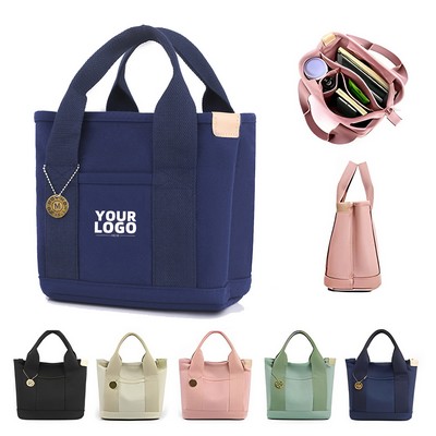 Canvas Tote Bag w/Zipper