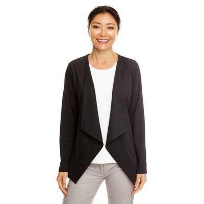 Devon & Jones Ladies' Perfect Fit™ Draped Open Blazer