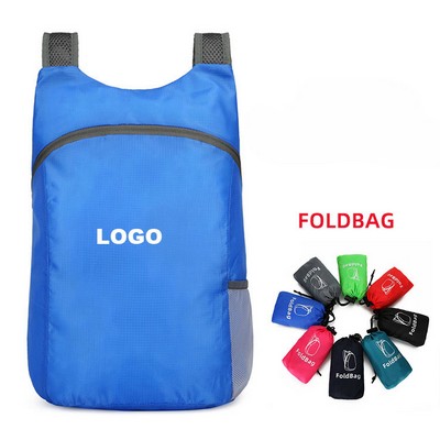 Foldable Backpack With Adjustable Straps