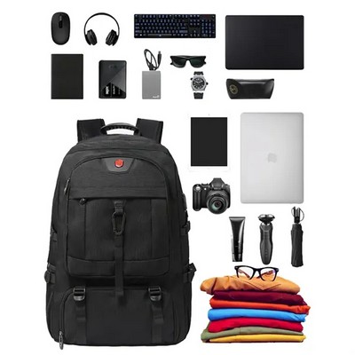 Large Extendable Business Laptop Backpack PC 18"