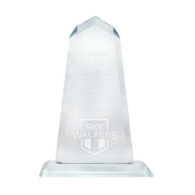 10" Clear Pinnacle Award