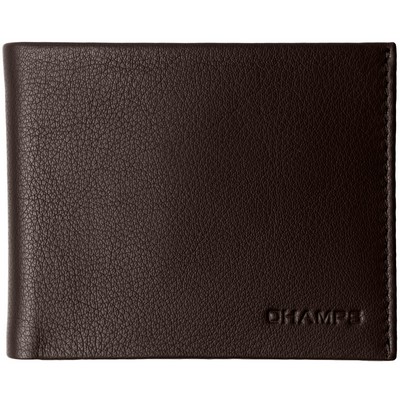 Champs Luggage Khaki Slim Cardholder Wallet Size 4.5"X3.25"X0.25"