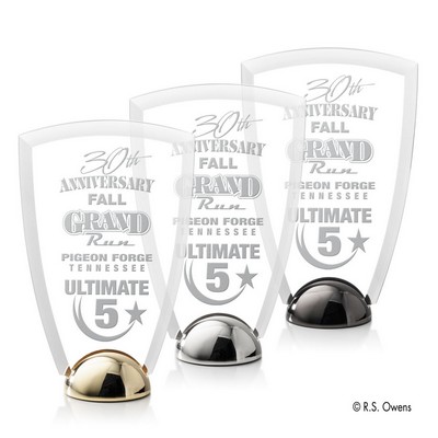 Arch Hemisphere Award - Laser Engraved