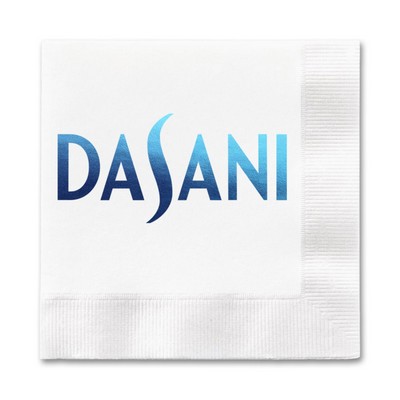Foil Stamped 3-Ply White Luncheon Napkin, FSC® Certified