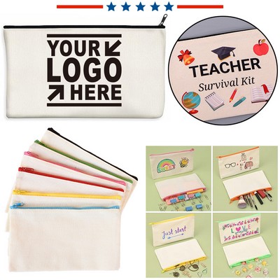 Canvas Pencil Bag