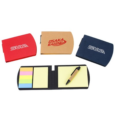 Sticky Notebook W/Pen