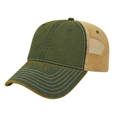 Premium Vintage Washed Mesh Cap