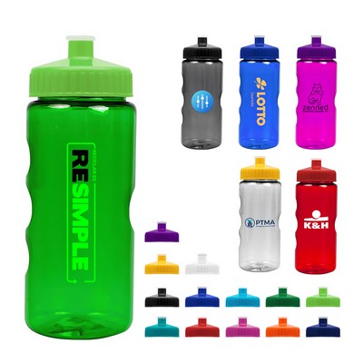 Racer 22 oz Transparent Tritan USA Bottle