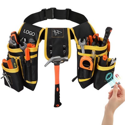 Magnetic Tool Belt for Men 26 Pockets Heavy Duty Tool Pouch