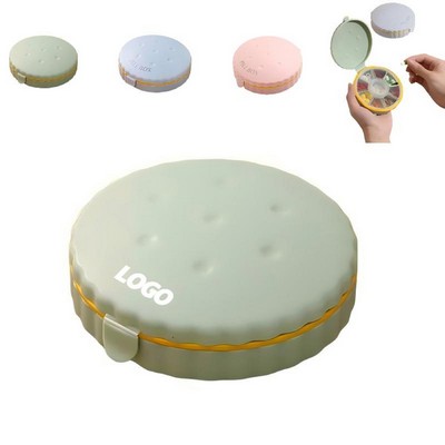 Portable Cookie Style Pill Box