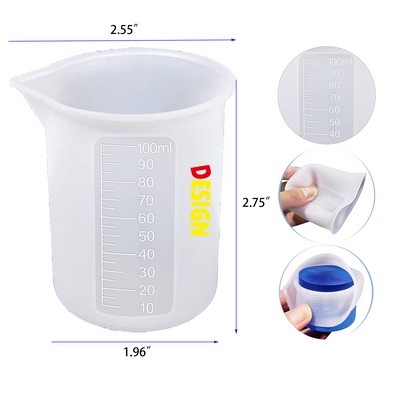 100 ML Silicone Measuring Cup Mixing Cups
