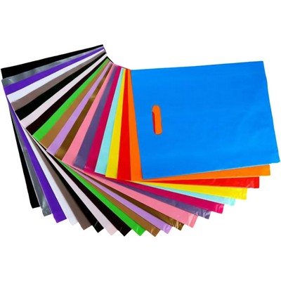 Die Cut PE Handle Bag