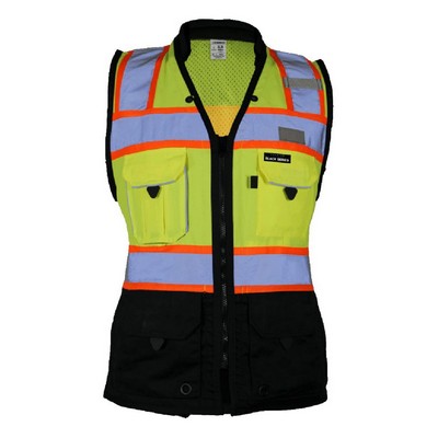 Kishigo Women's Premium Black Series® Heavy Duty Surveyors Vest - S5021-5022