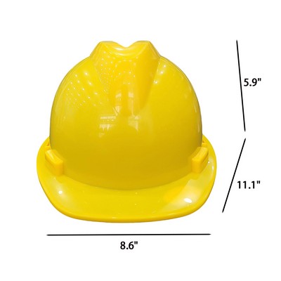 Protective Construction Safety Helmet With Ratchet Suspension