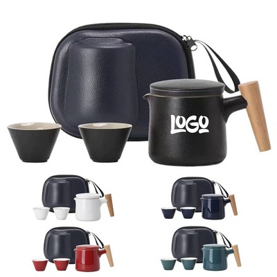 Portable Ceramic Tea Set