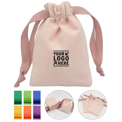 Eco-Friendly Cotton Drawstring Pouch