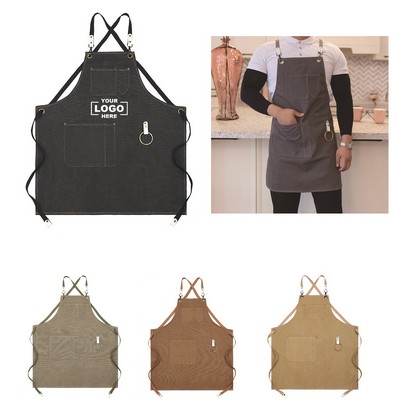 Heavy-Duty Thick Canvas Overall Apron