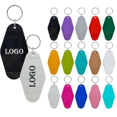 Vintage Retro Classic Style Plastic Motel Key Tag