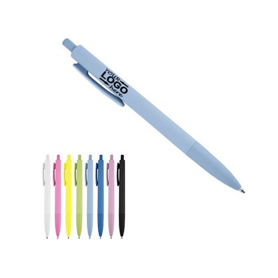 Plastic Ballpoint Pen Smooth Writing Click Action Pen