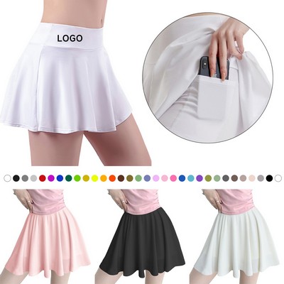 Pleated Athletic Skirt