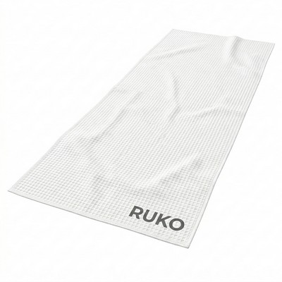 Full-Color 12" x 32" Waffle Microfiber Sports Towel