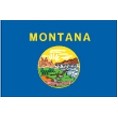 2'x3' Montana State Nylon Outdoor Flag - Style C