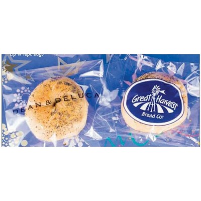 1.2 Mil Lip-N-Tape Polypropylene Bag w/Header (6 1/2"x12 1/2")