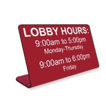 L Sign (Up to 10 Square Inch)