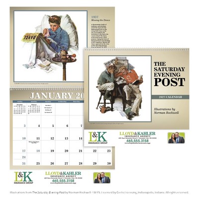 Triumph® Calendars The Saturday Evening Post Illustrations by Norman Rockwell Calendar