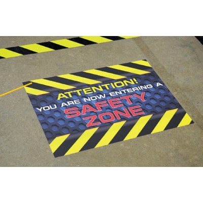 Full Color Repositionable Floor Decal (12"x12")